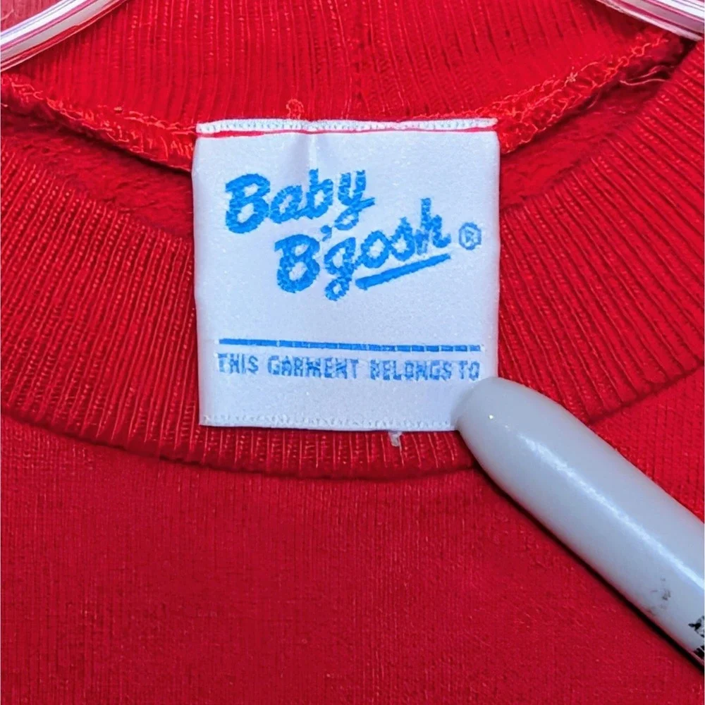 Vintage Osh Baby BGosh Tools Tough As Nails Kidswear 90s Crewneck Sweatshirt 24M